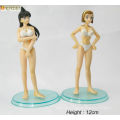 Juguete de natación figura de juguete de plástico